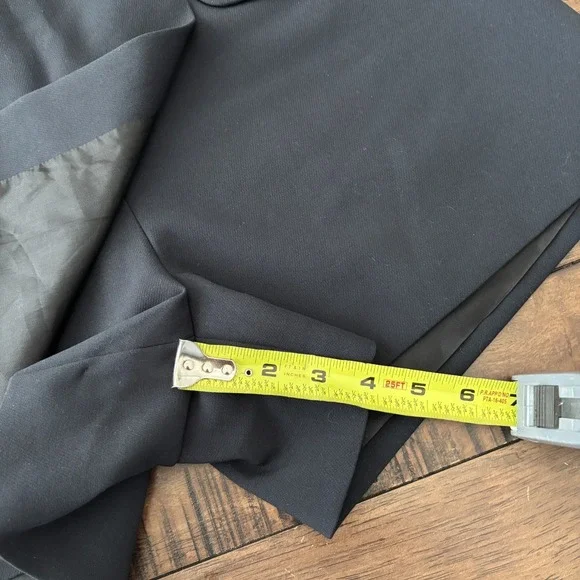 NWT Anthropologie Maeve Preppy Tailored Faux Wrap Skort Black Size 8 Academia - Picture 8 of 12